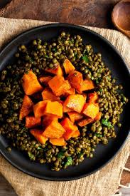 Nyt Cooking This Recipe Started Out As Something Else I Had In My Pantry A Bag Of Mixed Sprouted Lentils Roasted Squash Lentil Salad Roasted Squash Recipes