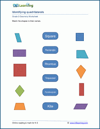 identifying quadrilaterals worksheets k5 learning