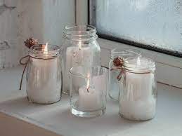 Idee für kerzenständer zu einer hochzeit. Windlicht Selber Machen Ideen Fur Teelichthalter Aus Beton Glas Co