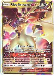 Pokemon Card Sun Moon Forbidden Light 95 131 Ultra Necrozma Gx Holo Foil Mint Sell2bbnovelties Com Sell Ty Beanie Babies Action Figures Barbies Cards Toys Selling Online