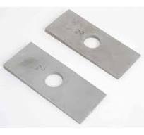 JEGS Rear Axle Wedge Kit | 2 Degree Shims | Fits 2” Wide Leaf Springs | 2”  Wide x 5” Long | Aluminum | 2 Per Package