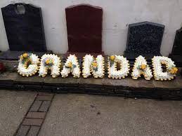 We offer sympathy flower delivery in beautiful baskets, arrangements, sprays i got distracted and forgot to order flowers for my uncle's funeral. Funeral Flowers Grandad Bright Yellow And White Funeral Flower Letter Tribute Www Thefloralartstudio Funeral Flowers Grandad Funeral Flowers Memorial Flowers