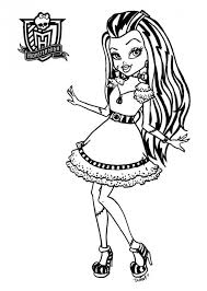 Parents may receive compensation when you click through and purchase from links contained on this website. Monster High Doll Coloring Pages Coloring Home