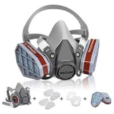 A respirator is a device that allows people to breathe when they cannot breathe naturally. Protective Respirator Dual Anti Dust Gas Mask Half Face Mask Cover Paint Face Cover For Work Protection Filter Industrial Chemical Safe Health Osta Madalate Hindadega Joom E Poes