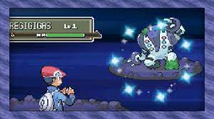 Nintendo'll give away a regigigas to dp. Live Shiny Regigigas After 1 100 Soft Resets Pokemon Platinum Youtube