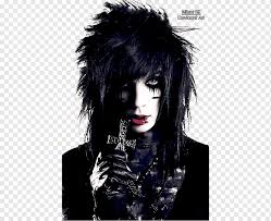 2 ways to vote her up! Black Veil Brides Fallen Angels Hairstyle Falling In Reverse Black Veil Brides Black Hair Musician Hair Png Pngwing