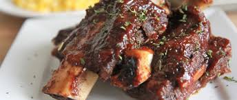 The spare ribs are cut in half to straighten them out. Oven Baked Bbq Anguspure Beef Ribs Anguspure