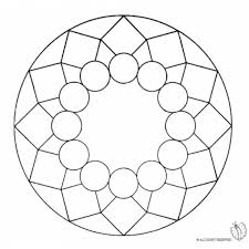 Disegno Di Mandala 8 Da Colorare Per Bambini