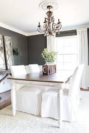 I love using my paint sprayer, instead of a brush because of its ability to distribute thin coats easily. Two Tone Dining Table Makeover Bless Er House