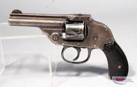 Lot 178h R Harrington Richardson Top Break 5 Shot Revolver 32 S W Sn 230824 Chipped Grip