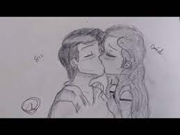 How to draw people kissing. How To Draw Anime People Kissing Youtube
