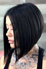 The hairstyle displays longer hair in the front, or even around the face, with shorter lengths at the back, which is swopped. 30 Edgy Bob Haircuts To Inspire Your Next Cut