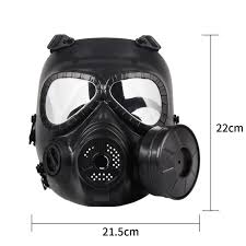 us 11 17 27 off m40 single fan gas mask filter paintball shooting tactical army guard air gun helmet in helmets from sports entertainment on