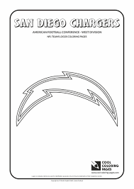 Cool Coloring Pages Nfl American Football Clubs Logos American Football Conference West Division S Football Coloring Pages Nfl Teams Logos Chargers Nfl