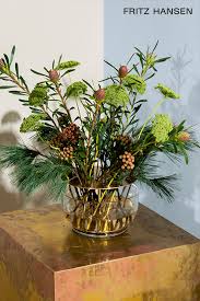 Christmas Decoration With Ikebana Vase Ikebana Vases Ikebana Vase