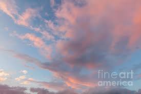 Download light cloudy pink and blue sky with fluffy clouds stock video by grigory_bruev. Pink Clouds And Blue Skies At Sunset 0162 Puzzle For Sale By Simon Bratt Photography Lrps