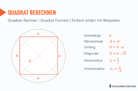 A quadrat is a frame, traditionally square, used in ecology and geography to isolate a standard unit of area for study of the distribution of an item over a large area. Quadrat Berechnen Flacheninhalt Quadrat Schulminator