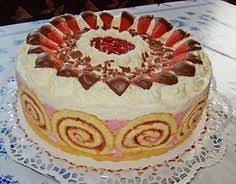 Erdbeer Schmand Torte Von Jienniasy Chefkoch Kuchen Und Torten Torten Rezepte Kuchen Und Torten Rezepte