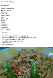 Tumis bawang merah, bawang putih, cili padi, ayam yg. Nasi Goreng Kampung Nasi Goreng Recipe Savoury Dishes Asian Recipes