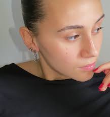 Boucles d'oreilles RITA brun & doré