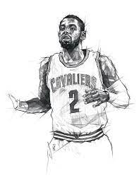 Cleveland Cavaliers Poster On Behance Basketball Drawings Nba Art Basketball Art