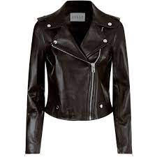 Claudie Pierlot Leather Biker Jacket 1 785 Pen Liked On Polyvore Featuring Outerwear Jackets Retro Leather Biker Jacket Real Leather Jacket Retro Jacket