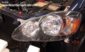 In that case, push the km/hour mph button to. How To Change The Headlight Assembly On A Toyota Corolla 2007 Reset Service Light Reset Oil Life Maintenance Light Reset