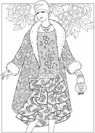 • travel through time and fashion with a. Six Jazz Age Fashion Design Coloring Pages Stamping