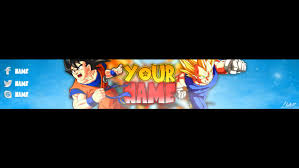 Join goku and friends on their journey to save the universe from legendary foes. Make Youtube Banner Dragon Ball Z Style By Liad Rahum Fiverr