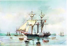 first steamships arrived in Australia ...