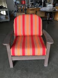 Frontgate iron reclining patio chaise. Smith And Hawken Large Patio Lounge Chair Pair At 1stdibs