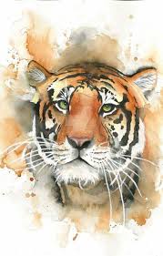 30 God Level Animal Paintings You Ll Surely Love In 2020 Watercolor Tiger Animal Paintings Tiger Painting