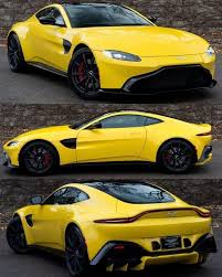 Image result for Sunburst Yellow 2017 Aston Martin