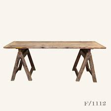 Vintage Wooden Trestle Table Wooden Trestle Table Trestle Table Wooden