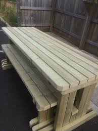 4 out of 5 stars. Walk In Table And Bench Set