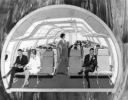 1968 Boeing Supersonic Transport Proposed Boeing Airplane Interior Vintage Airlines