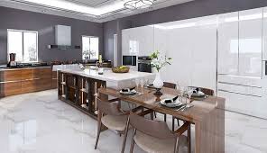 Hang your kitchen cabinets high, but measure the full height depending on the height of the room and on the comfort level of those using the cabinets. High Gloss Kitchen Cabinets Pros And Cons