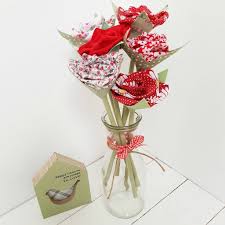 Use bouquets of red roses as the centerpieces on the food tables. Handmade Cotton Anniversary Flowers Engraved Tag Option By Little Foundry Notonthehighstreet Com