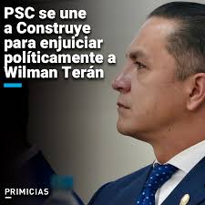 ATENCIÓN| la bancada del PSC y sus aliados confirmaron la suscripción de la  solicitud de juicio político en contra del presidente de la Judicatura, William  Terán. https://t.co/76chotHf7R
