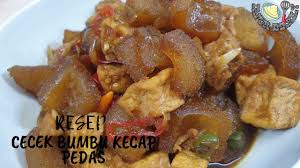 Yuk, coba bikin udang saus pedas manis yang satu ini. Cecek Kulit Sapi Bumbu Kecap Pedas Youtube