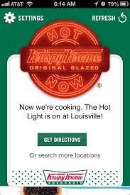 Krispy Kreme Hot Light App For Iphone Receive Alerts When Hot Light Is On Light App Original Glazed Krispy Kreme