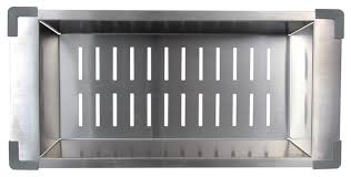 boann stainless steel sink colander