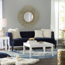 Beautiful Modern Navy Gold And White Living Room Blue Sofa Living Gold Living Room Blue And Gold Living Room
