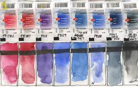 white nights watercolours colour chart liz steel liz steel