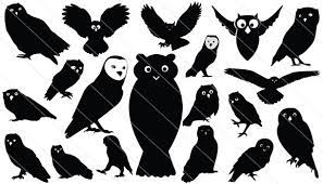 Owls Silhouette Vector Download Owls Vector Owl Silhouette Silhouette Vector Animal Silhouette