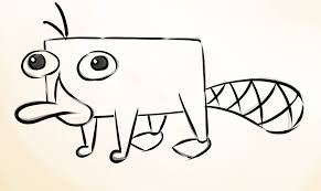 How To Draw Perry The Platypus Pet Version Easy Disney Drawings Cool Easy Drawings Easy Cartoon Drawings