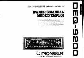 Free download pioneer deq 9200 schematic