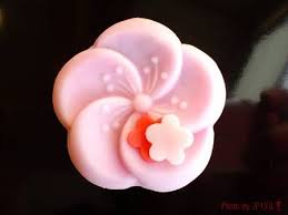 お正月上生菓子 梅 大和市 福田 桜の名所 千本桜 和菓子 みどりや 日本の和菓子 日本食のアート 和菓子