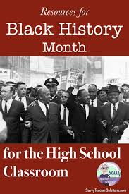 Teaching Resources For Martin Luther King Jr Day Savvy Teacher Solutions Black History Month Activities High School History Teacher Black History Month Lesson Plans