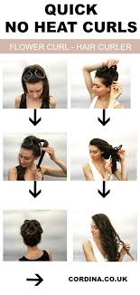Another set of essential tools for cute no heat hairstyles is a good variety of ribbons. Cute Hairstyles No Heat Hairstyles Long Hairstyles Ideas Create Heatless Curls With A Ne Overnight Hairstyles Curl Hair Overnight Hair Curling Techniques